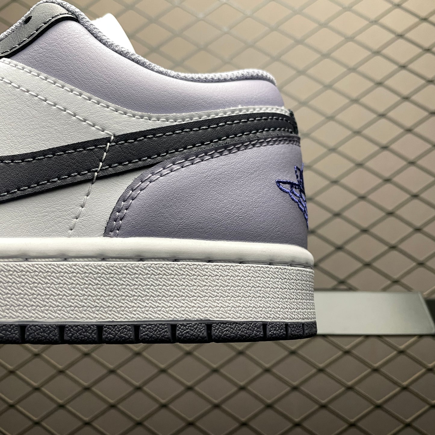 Nike Air Jordan 1 Low "White/Dark Blue Grey/Purple Comet/Indigo Haze"