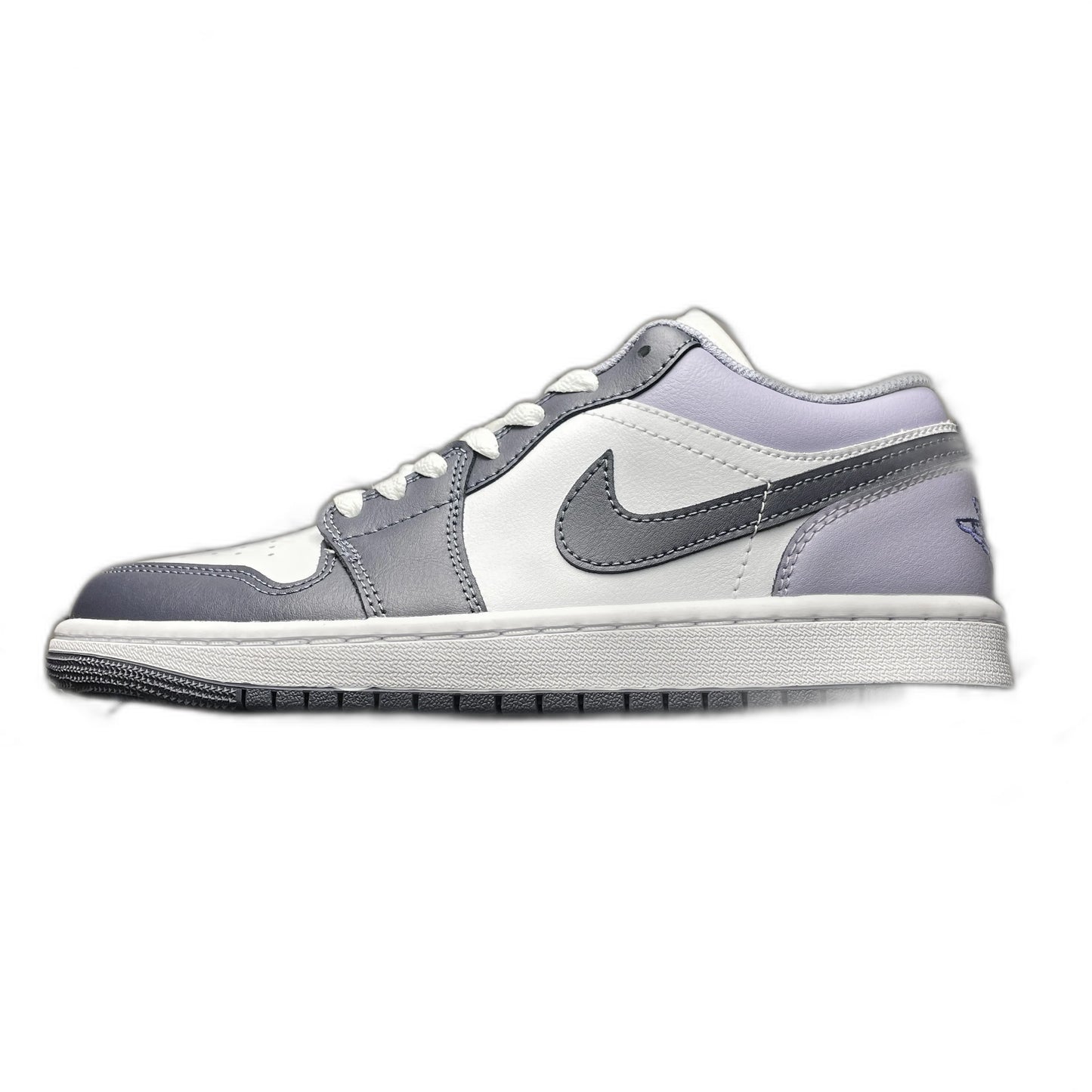 Nike Air Jordan 1 Low "White/Dark Blue Grey/Purple Comet/Indigo Haze"