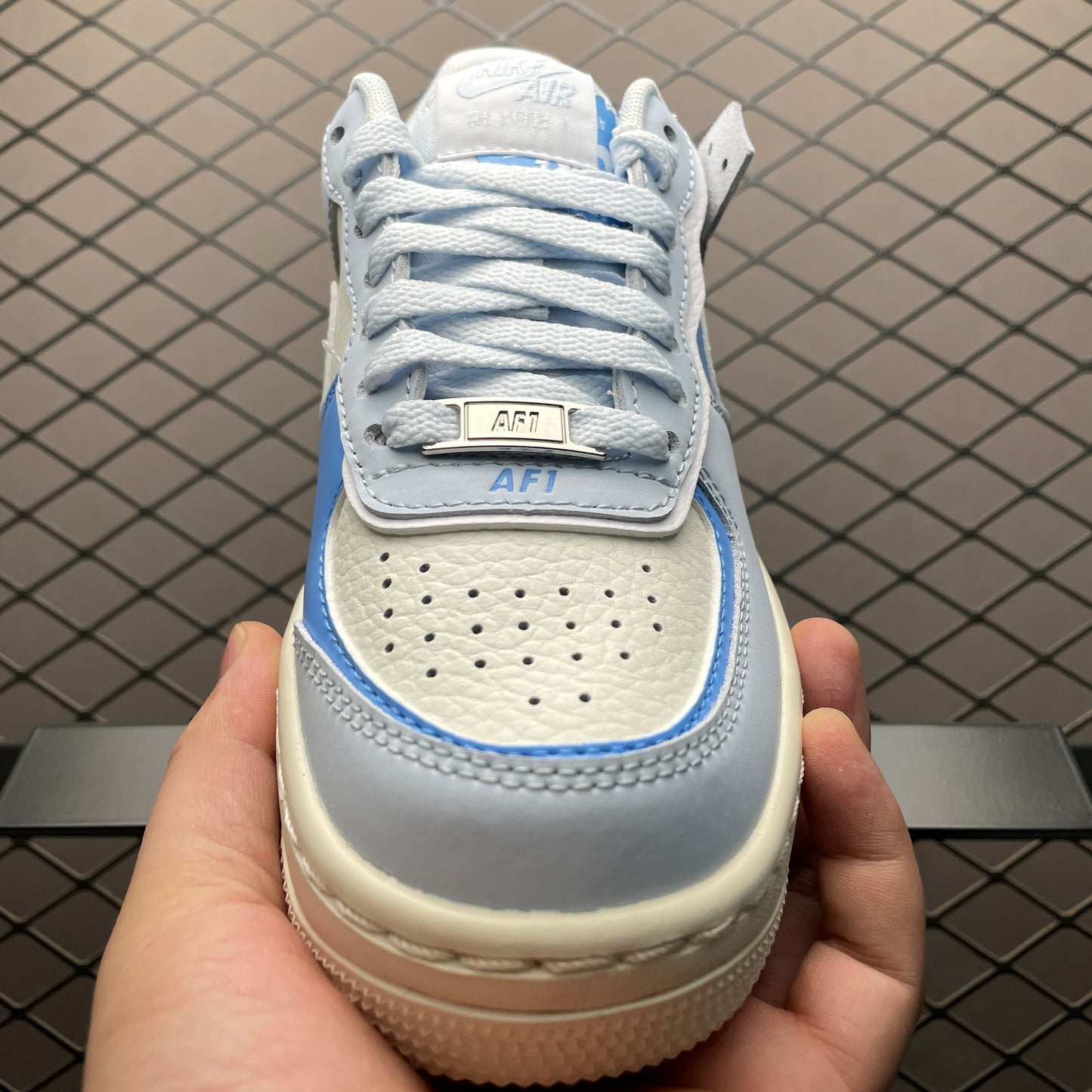 Nike Women's Air Force 1 Shadow "Blue Tint/University Blue/Sail/White"