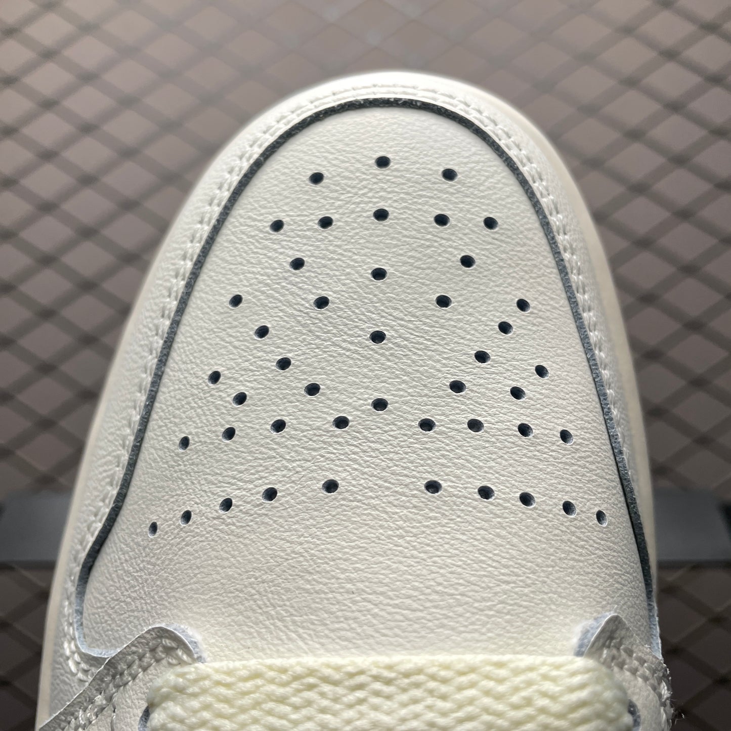Nike Air Jordan 1 Low PRM "Sail/Cashmere/College Grey/Brave Blue"