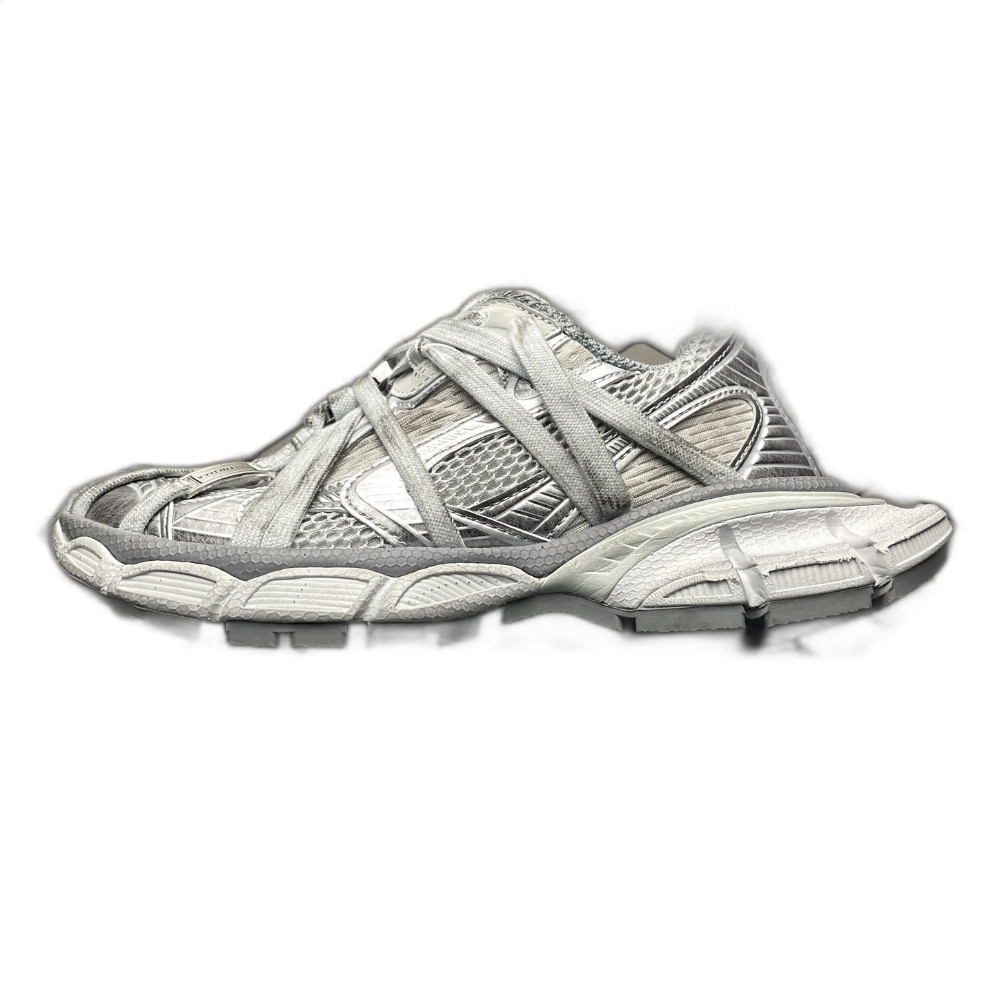 BALENCIAGA Men's 3xl Extreme Laces B Sneaker in Grey