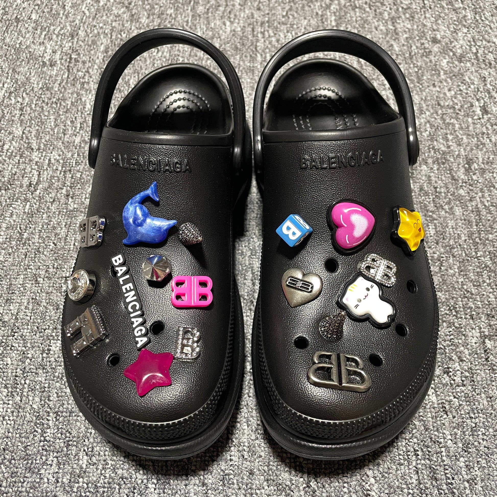 BALENCIAGA x Crocs Jibbitz Mule Clogs