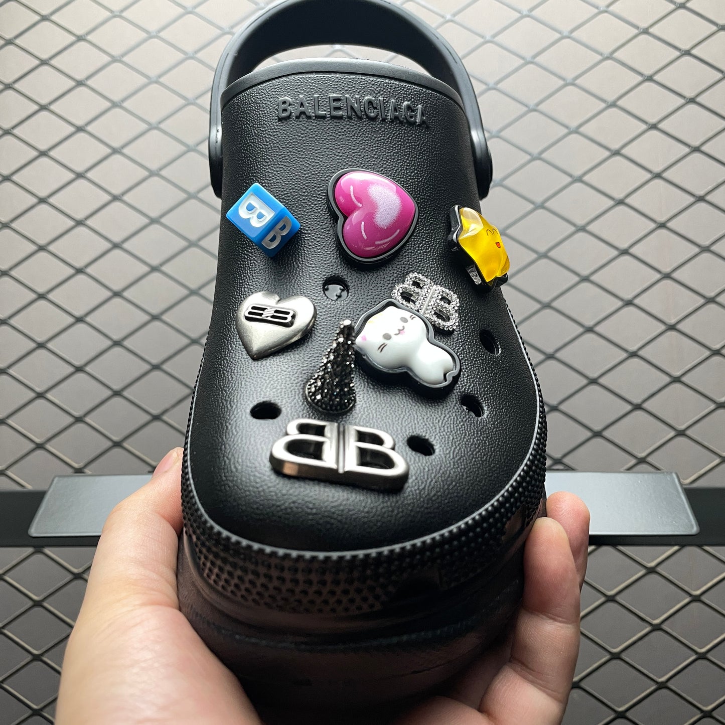 BALENCIAGA x Crocs Jibbitz Mule Clogs