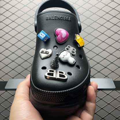 BALENCIAGA x Crocs Jibbitz Mule Clogs