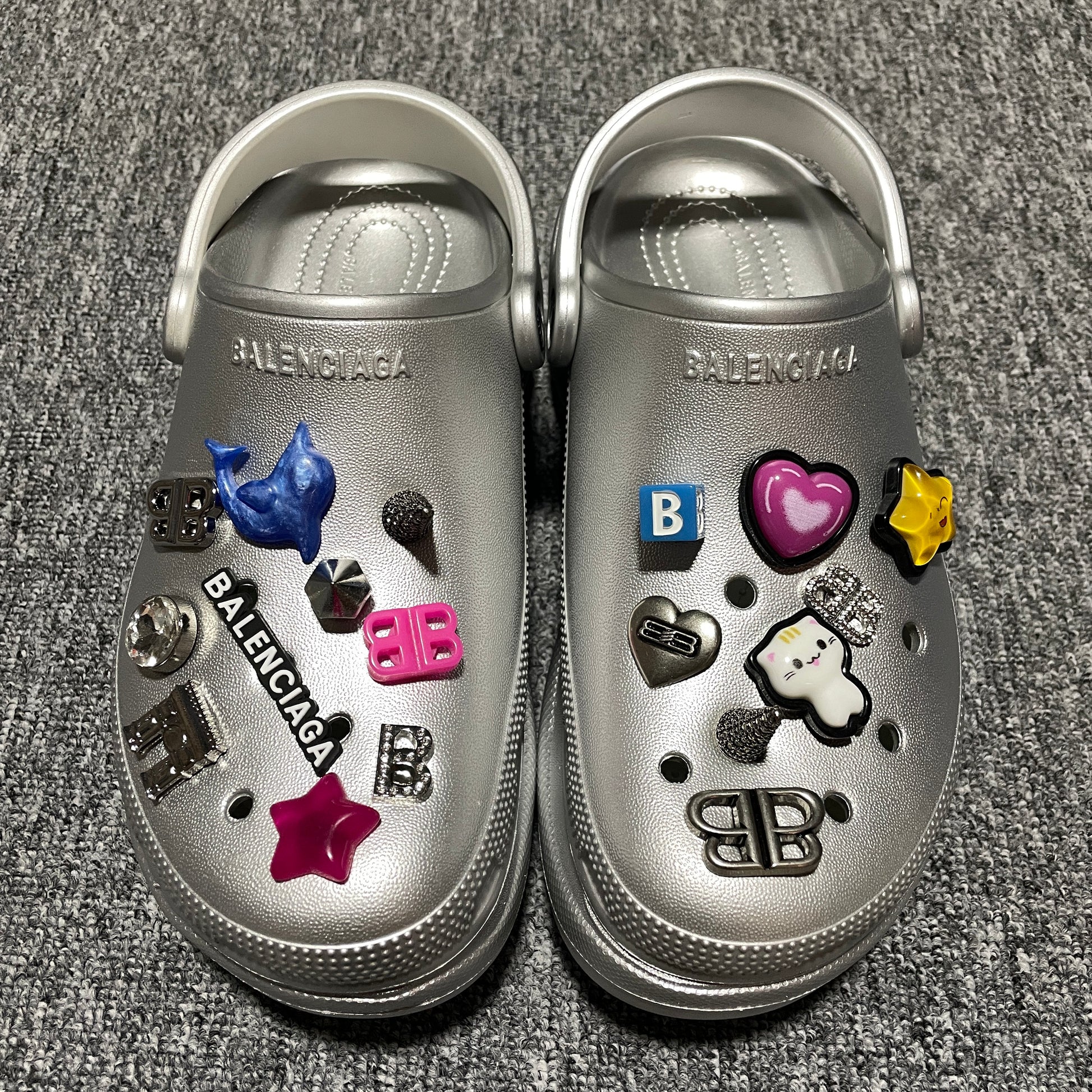 BALENCIAGA x Crocs Jibbitz Mule Clogs