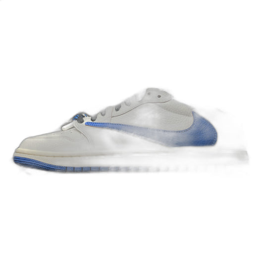 Travis Scott × Fragment × Nike Air Jordan 1 Low OG "Sail/Military Blue"