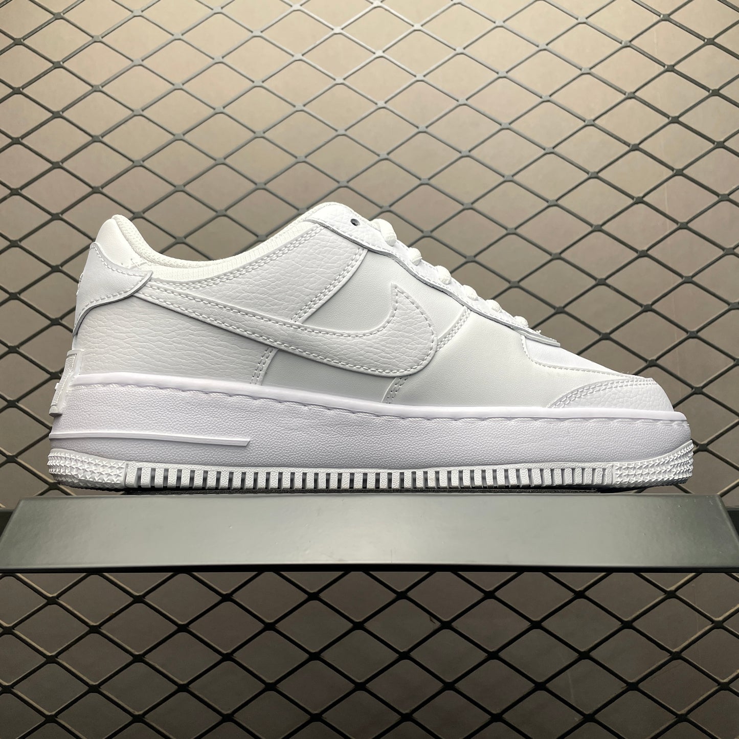 Nike Women's Air Force 1 Low Shadow "Triple White"