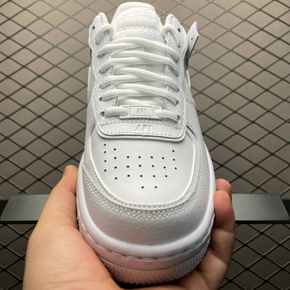 Nike Women's Air Force 1 Low Shadow "Triple White"