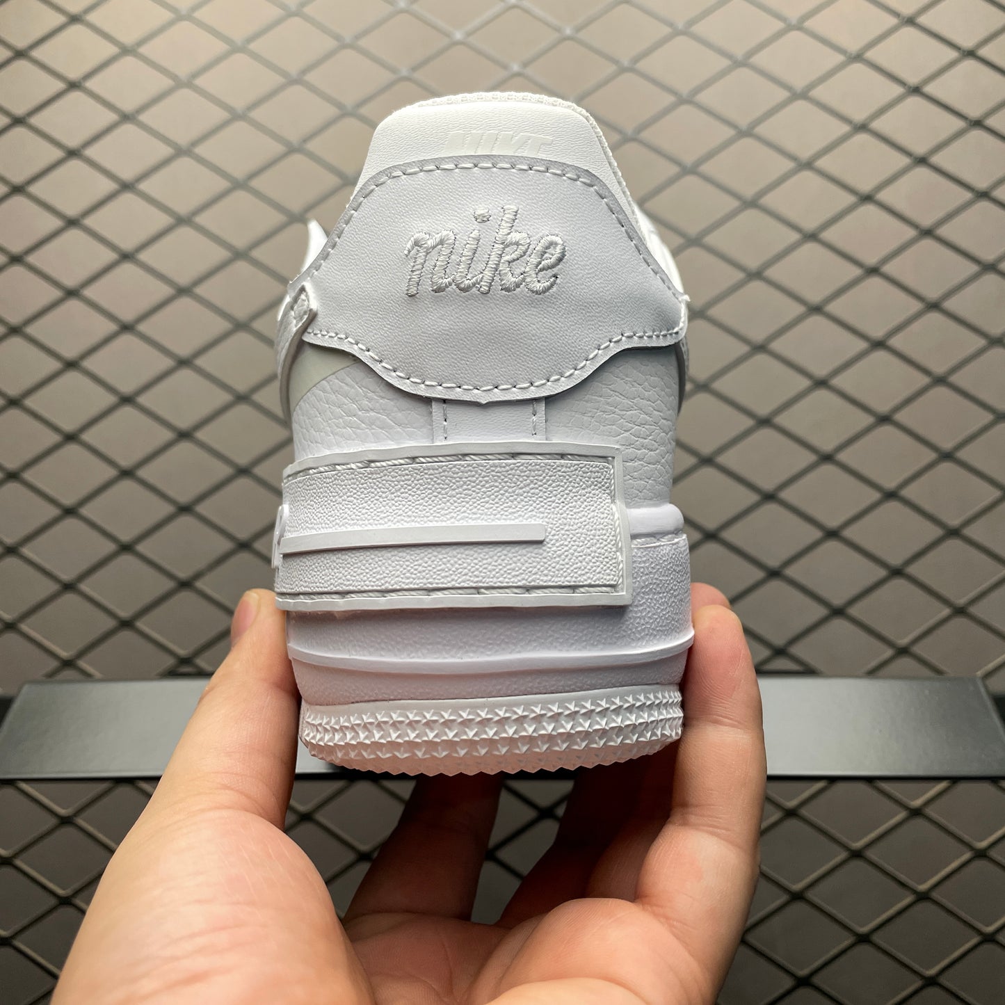 Nike Women's Air Force 1 Low Shadow "Triple White"