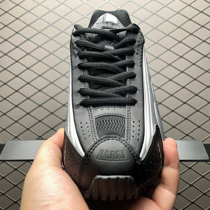 Nike GS Shox R4 "Metallic Silver/Black/Psychic Blue"