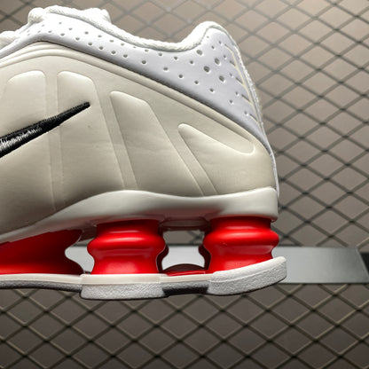 Nike Shox R4 "White/Phantom/Picante Red/White"