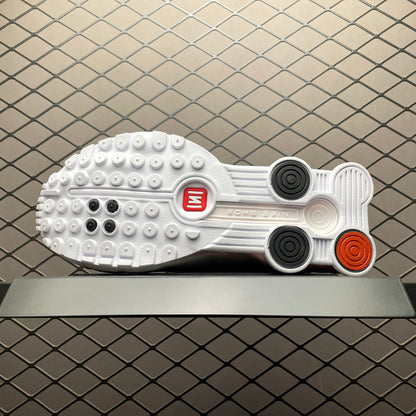 Nike Shox R4 "White/Phantom/Picante Red/White"
