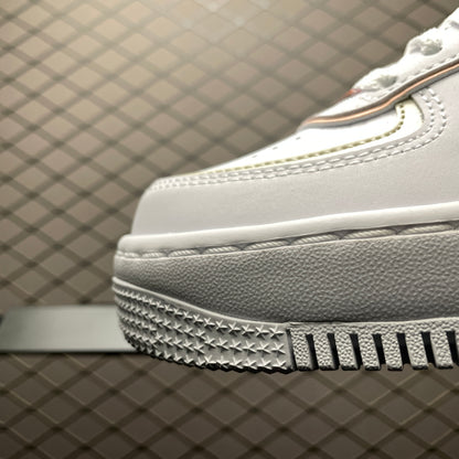 Nike Air Force 1 Low Shadow White Light Orewood Brown Washed Coral