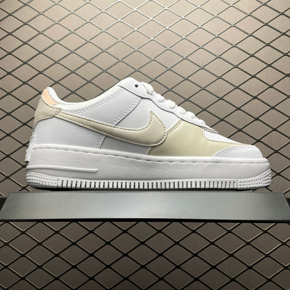 Nike Air Force 1 Low Shadow White Light Orewood Brown Washed Coral