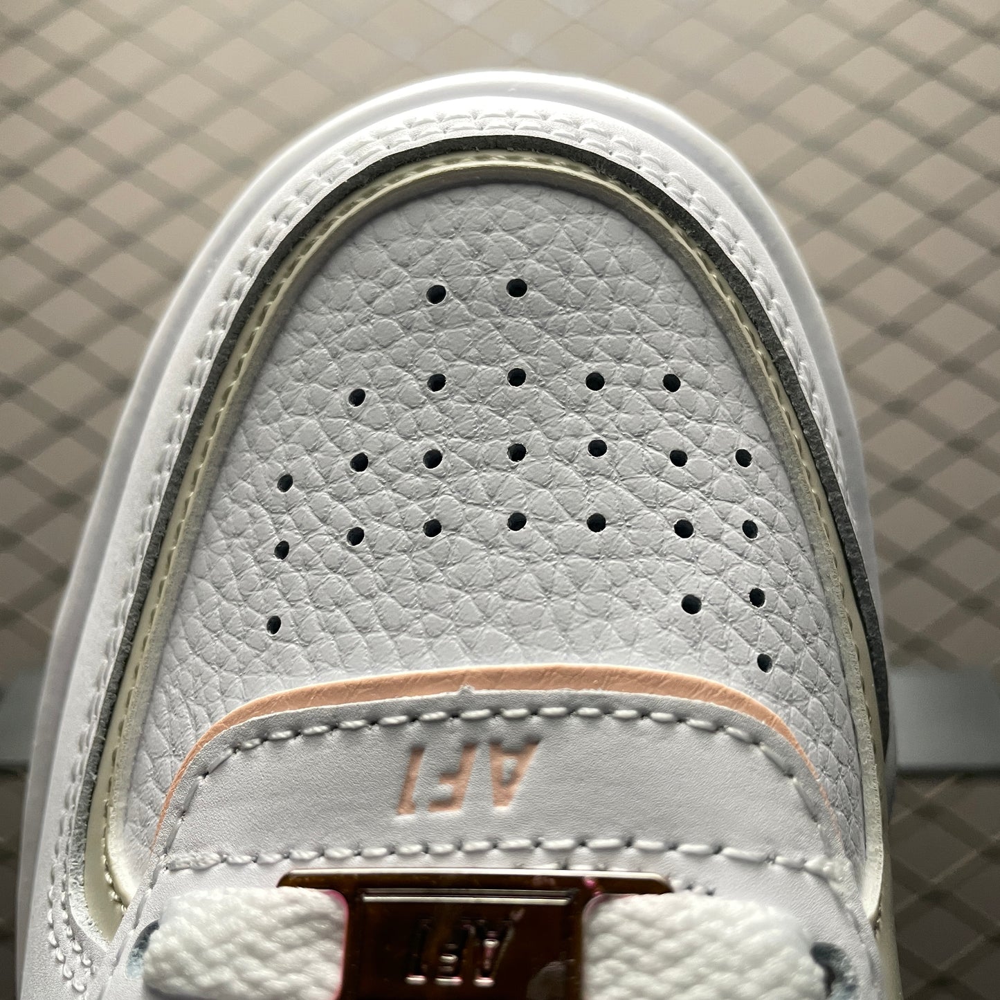 Nike Air Force 1 Low Shadow White Light Orewood Brown Washed Coral