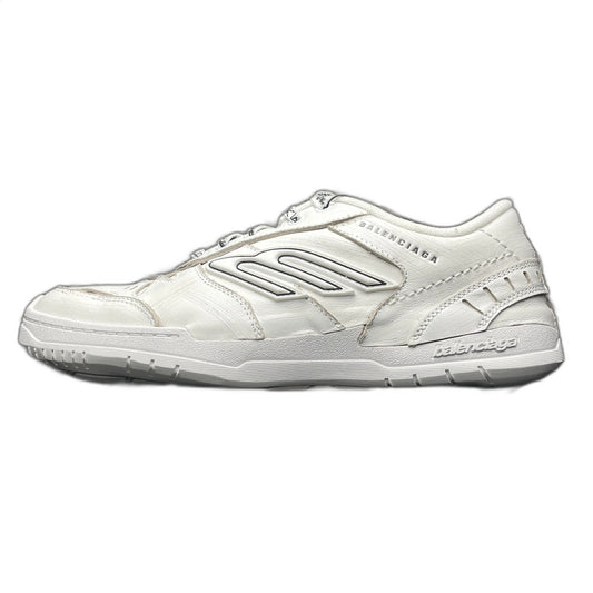 BALENCIAGA Hamptons Medium Worn-out Sneakers in White