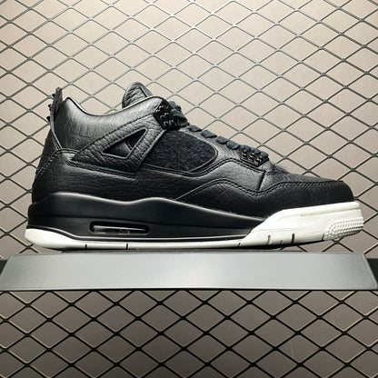 NIKE AIR JORDAN 4 RETRO PONY HAIR BLACK