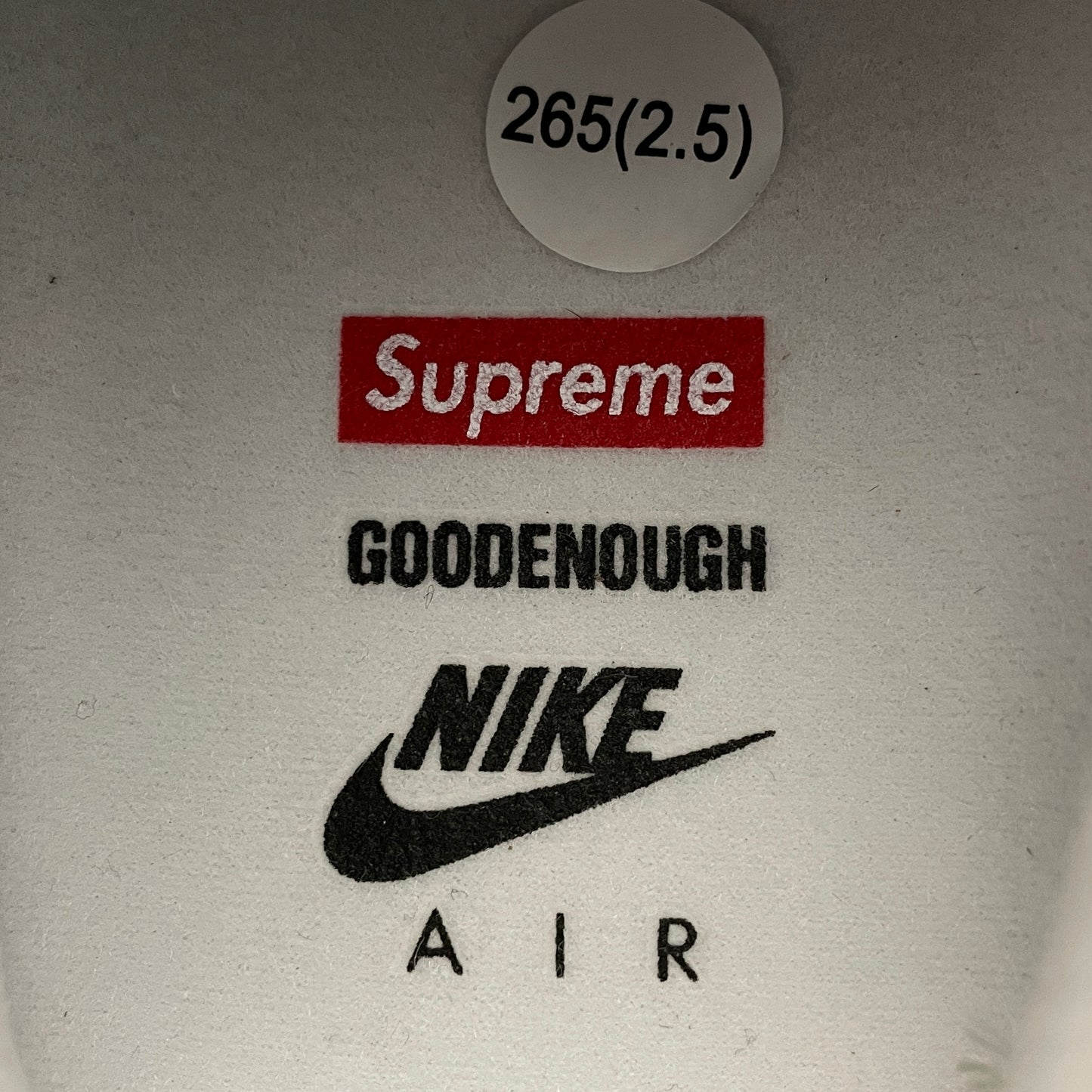 GOODENOUGH × Supreme × Nike Air Force 1 Low "White/Leopard" (25SS Week15)