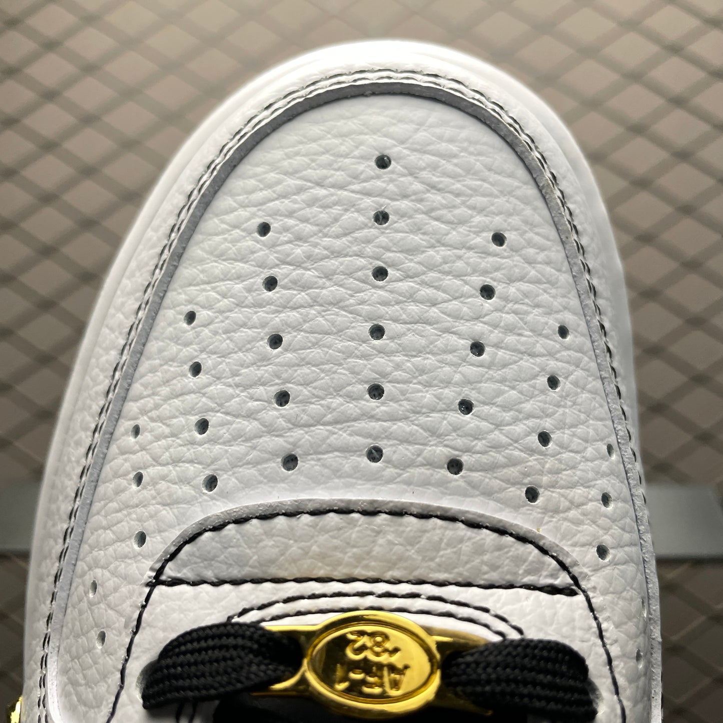 Nike Air Force 1 '07 Mini Jewel "White/Metallic Gold/Black"