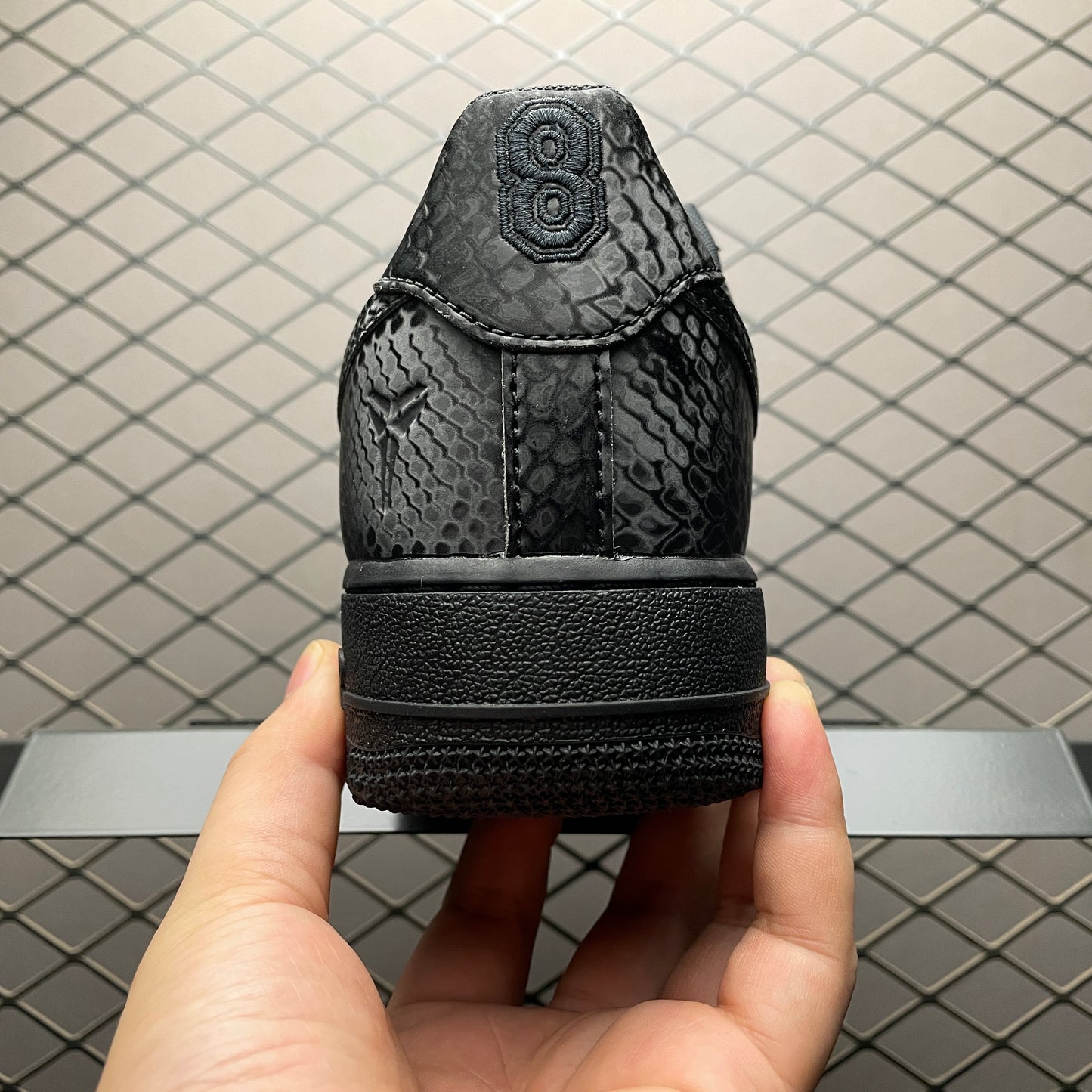 Kobe Bryant Forever × Nike Air Force 1 Low QS "Triple Black"