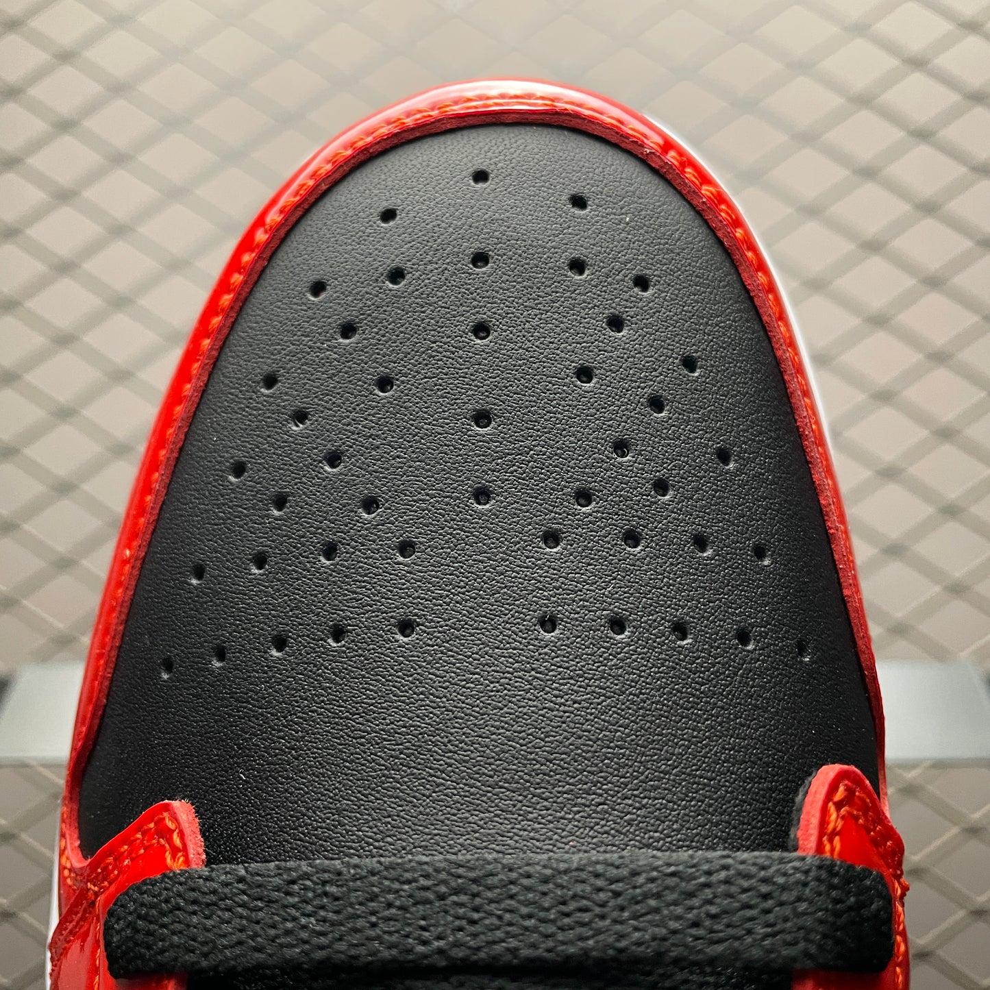 Nike Jordan 1 Low SE Patent Varsity Red Black