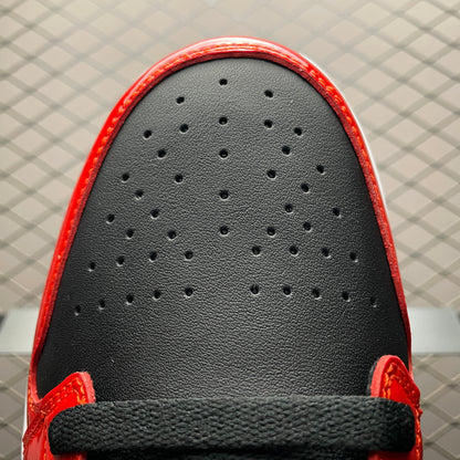 Nike Jordan 1 Low SE Patent Varsity Red Black