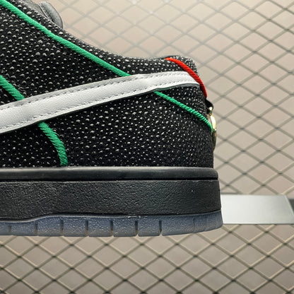 Bronx Girls Skate × Nike SB Dunk Low QS "Black/White/Challenge Red/Total Orange/Lucky Green/Smoke Grey"