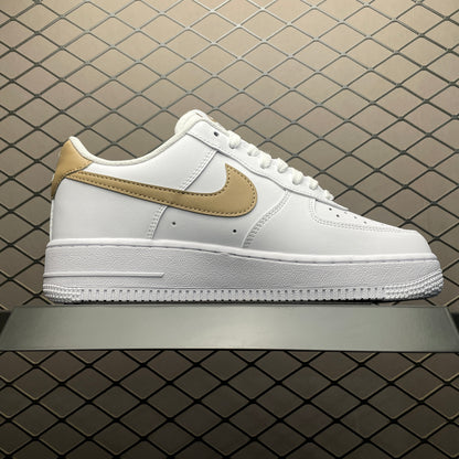 NIKE AIR FORCE 1 '07 Men – White/Rattan