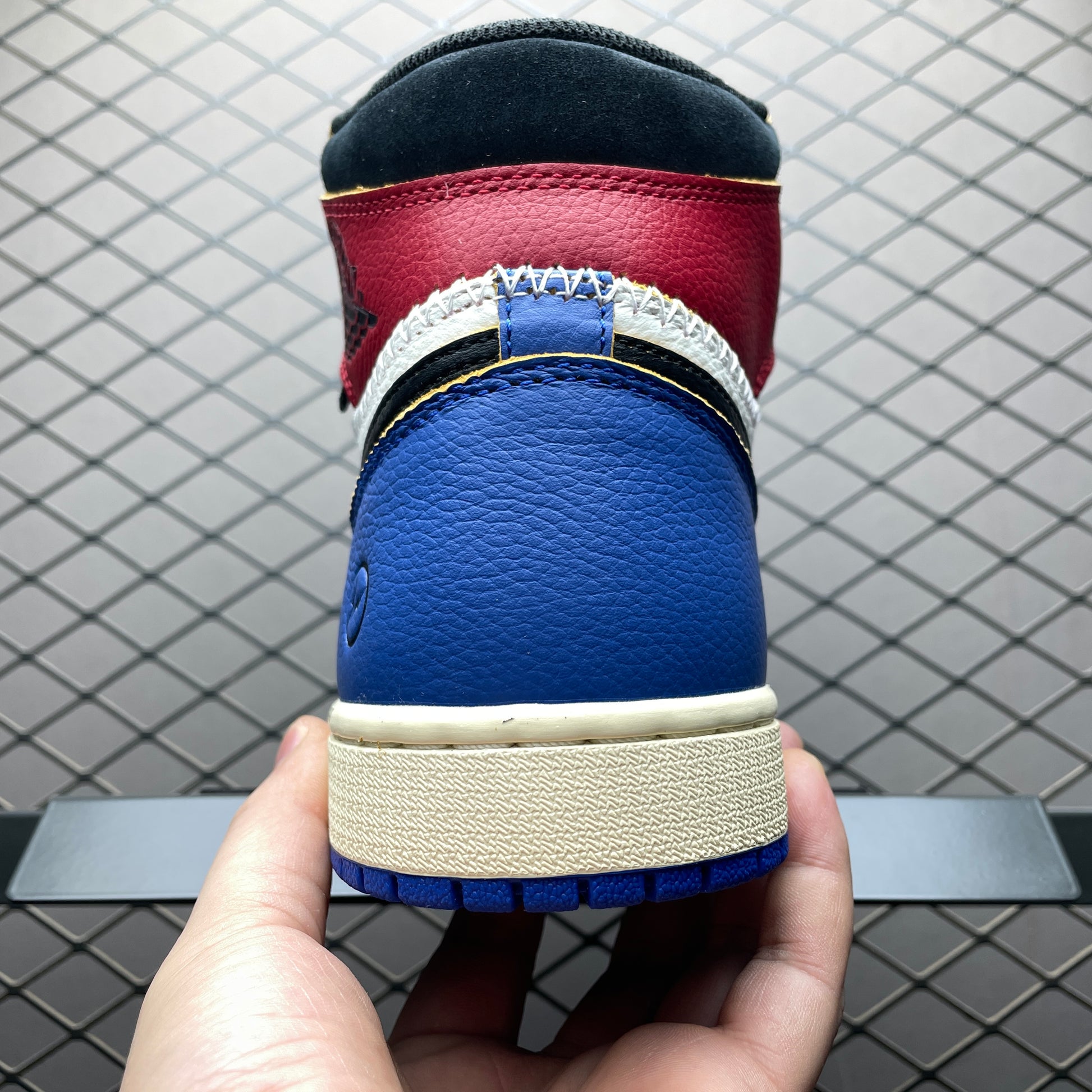 fragment design × UNION × Nike Air Jordan 1 High OG "Varsity Red/Sport Royal"