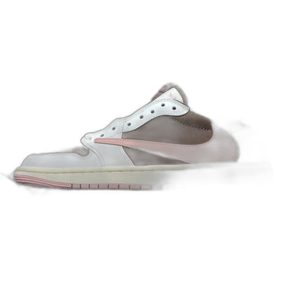 Travis Scott × Nike Women's Air Jordan 1 Low OG SP "Dark Pony/Pink Oxford"