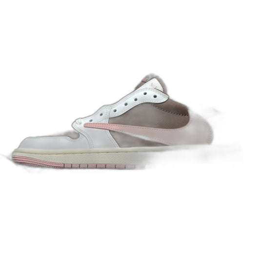 Travis Scott × Nike Women's Air Jordan 1 Low OG SP "Dark Pony/Pink Oxford"