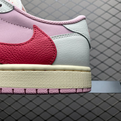Travis Scott × Nike Air Jordan 1 Low OG "Sail/Tropical Pink"
