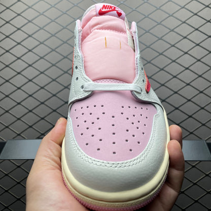 Travis Scott × Nike Air Jordan 1 Low OG "Sail/Tropical Pink"