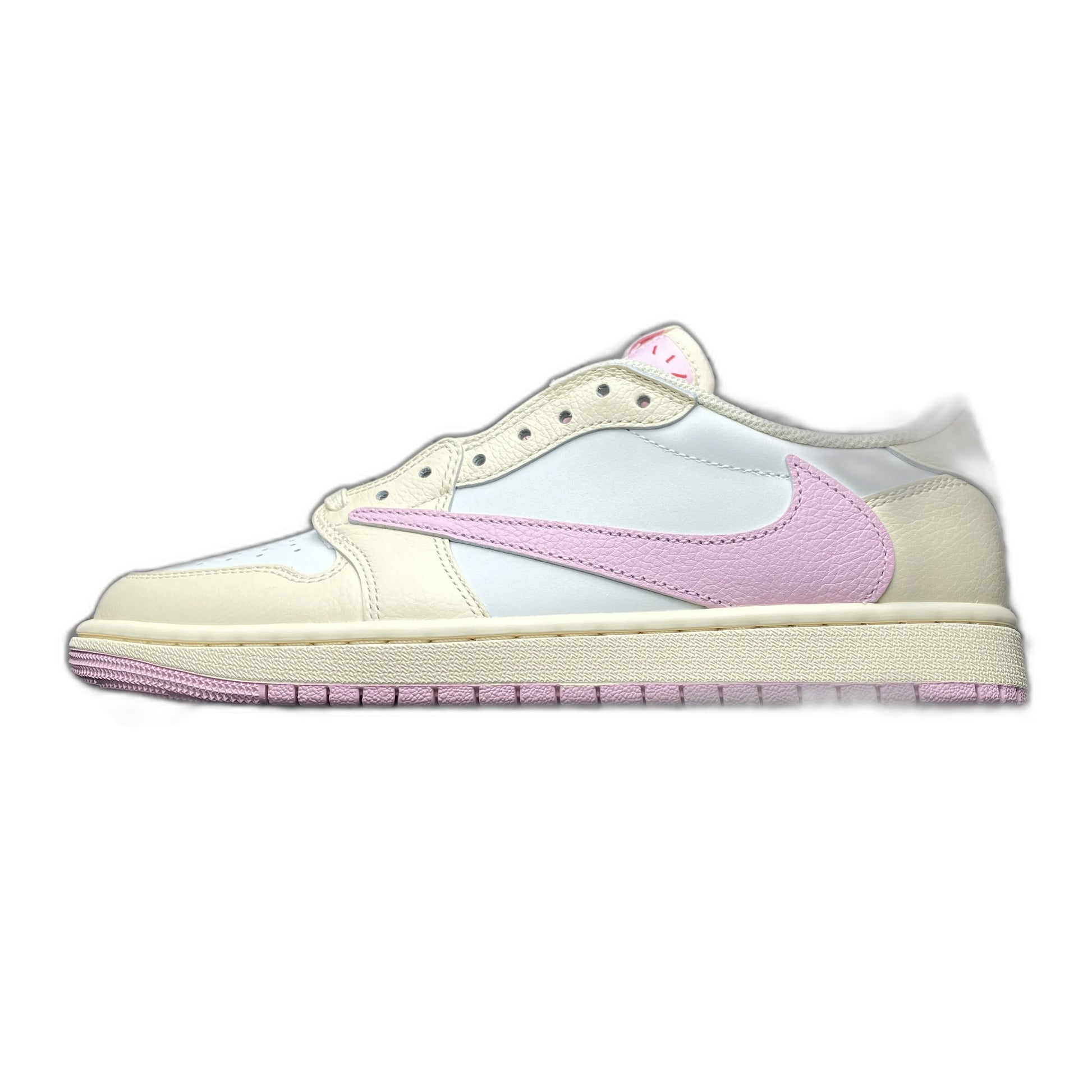 Travis Scott × Nike Air Jordan 1 Low OG "Muslin/Shy Pink"