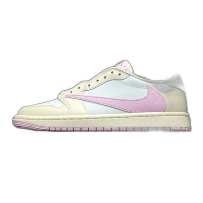 Travis Scott × Nike Air Jordan 1 Low OG "Muslin/Shy Pink"