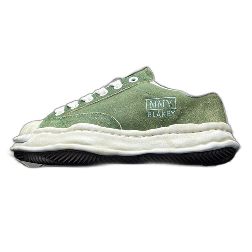 Maison MIHARA YASUHIRO BLAKEY OG Sole Vintage Suede Low-top Sneaker "Green"
