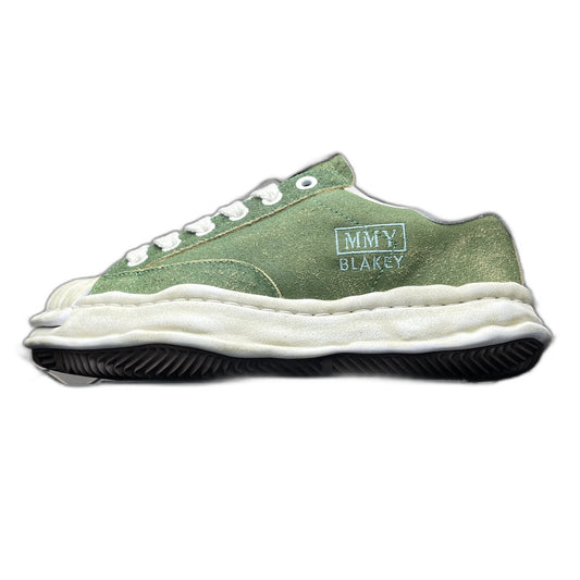 Maison MIHARA YASUHIRO BLAKEY OG Sole Vintage Suede Low-top Sneaker "Green"