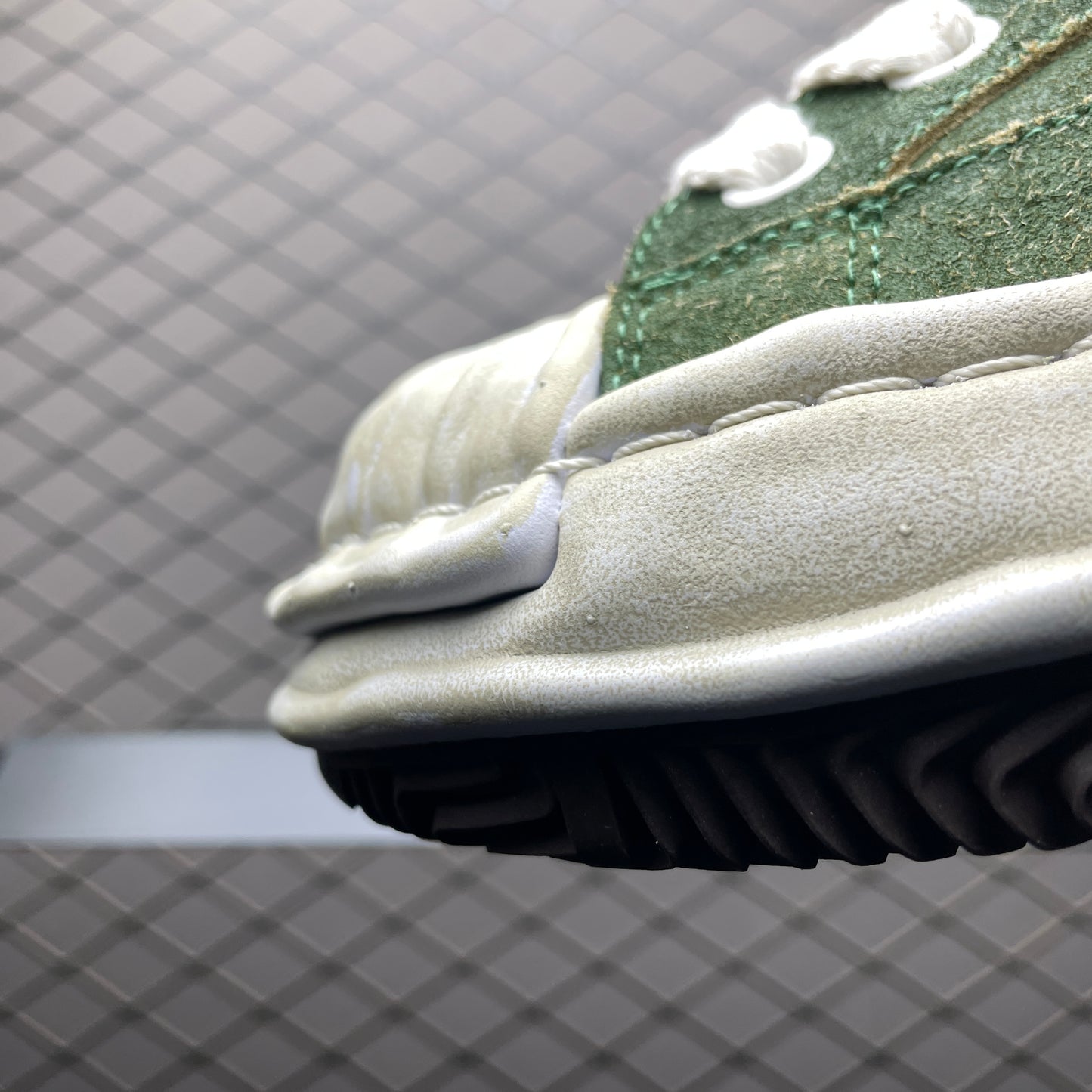 Maison MIHARA YASUHIRO BLAKEY OG Sole Vintage Suede Low-top Sneaker "Green"