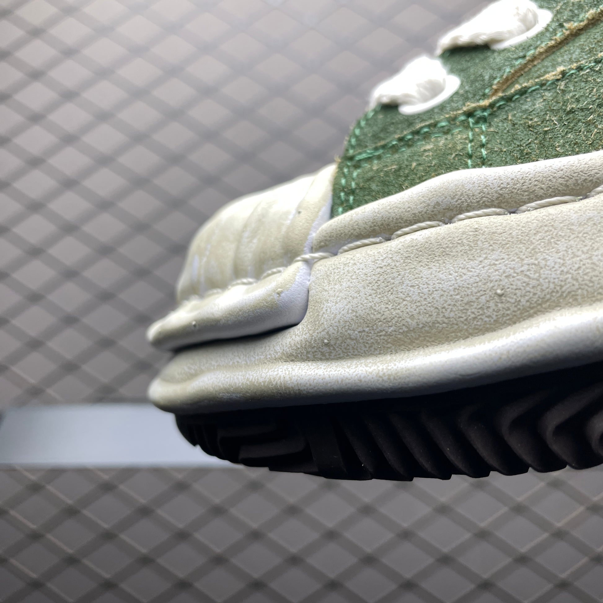 Maison MIHARA YASUHIRO BLAKEY OG Sole Vintage Suede Low-top Sneaker "Green"