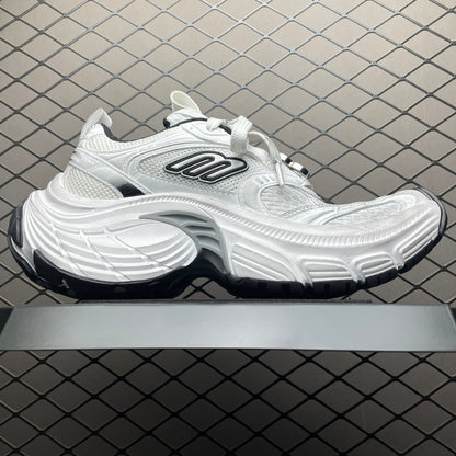 Balenciaga Men's 6xl Hardware Sneaker in White/black