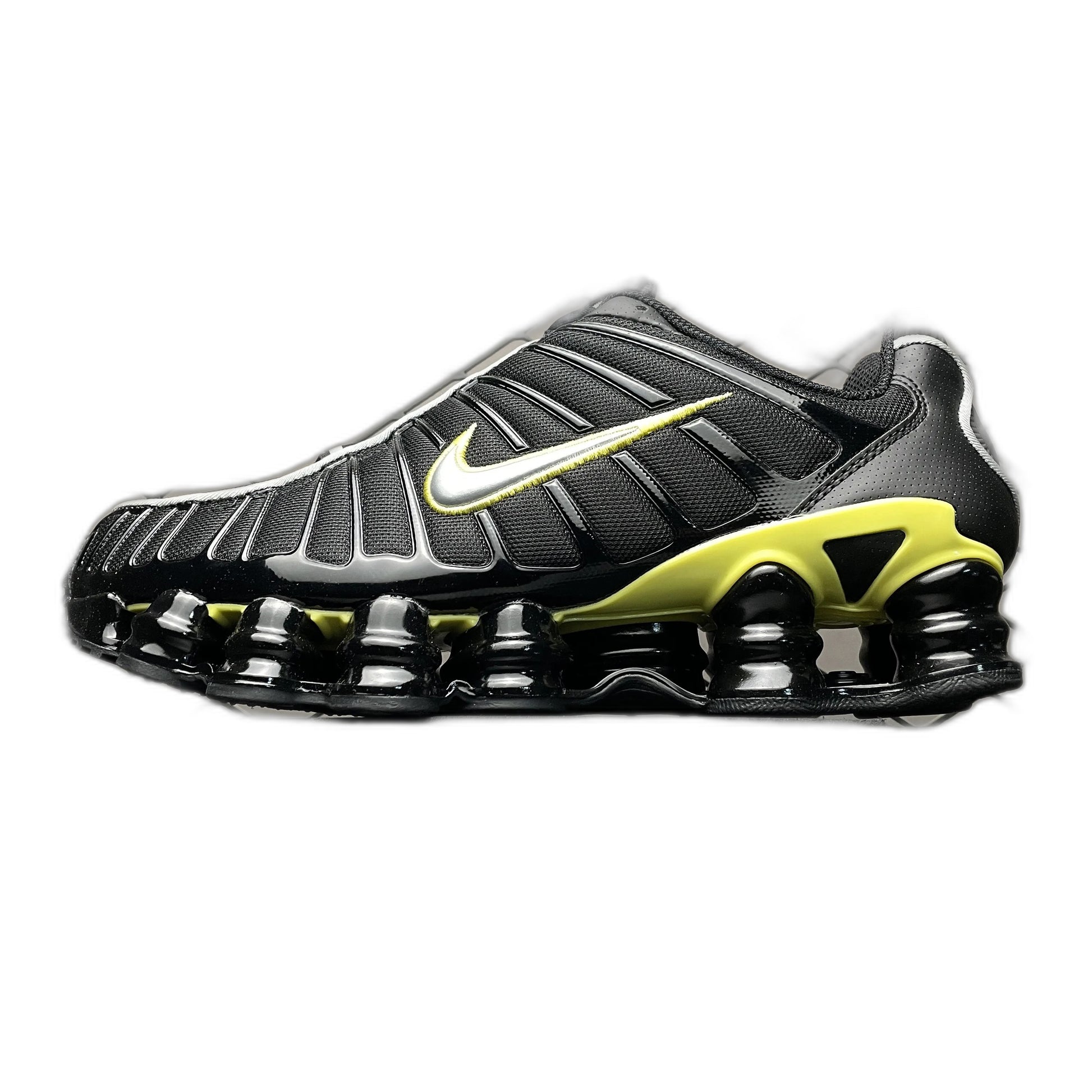Nike Shox TL "Black/Dynamic Yellow/Metallic Silver"