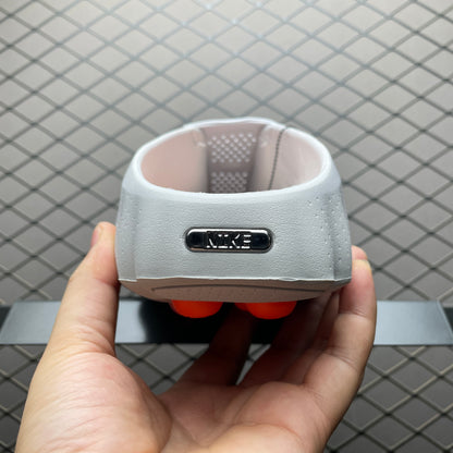 Nike Mind 001 Mules "Light Smoke Grey/Hyper Crimson"