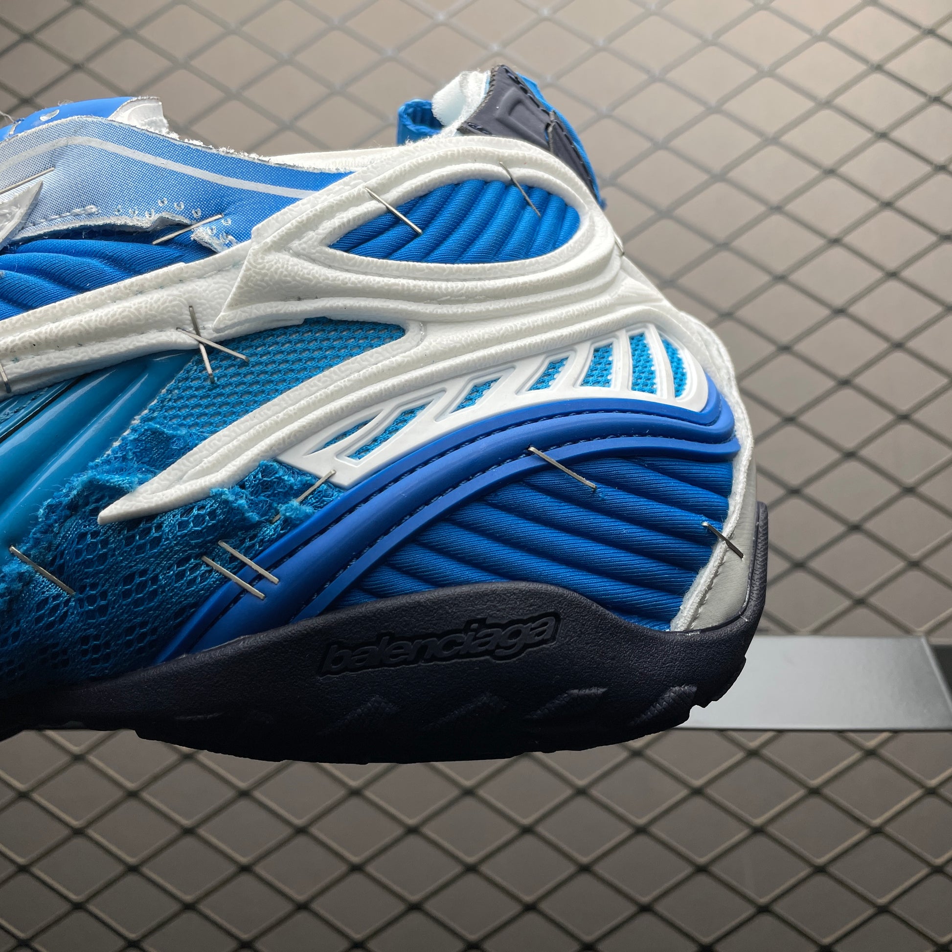 BALENCIAGA Soleless Sneaker "blue/Black/White/Silver"