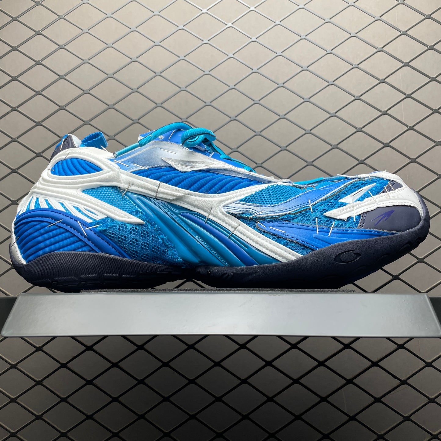 BALENCIAGA Soleless Sneaker "blue/Black/White/Silver"