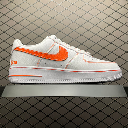 VLONE × Nike Air Force 1 Low “White/Orange Flame”