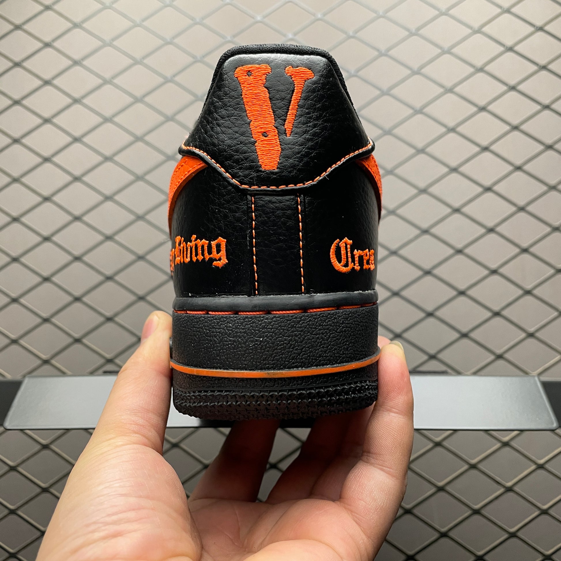 VLONE × Nike Air Force 1 Low "Black/Orange Blaze"
