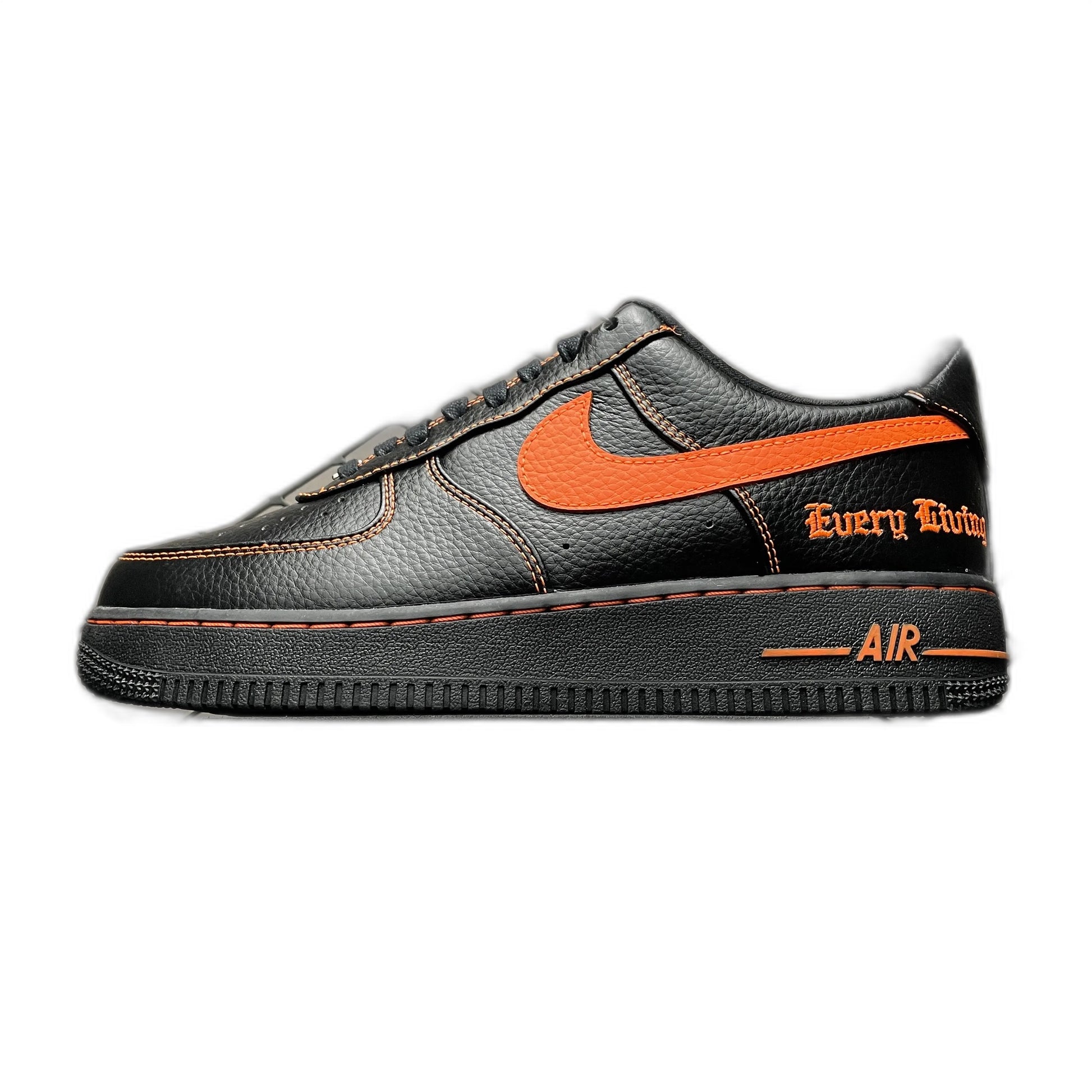 VLONE × Nike Air Force 1 Low "Black/Orange Blaze"