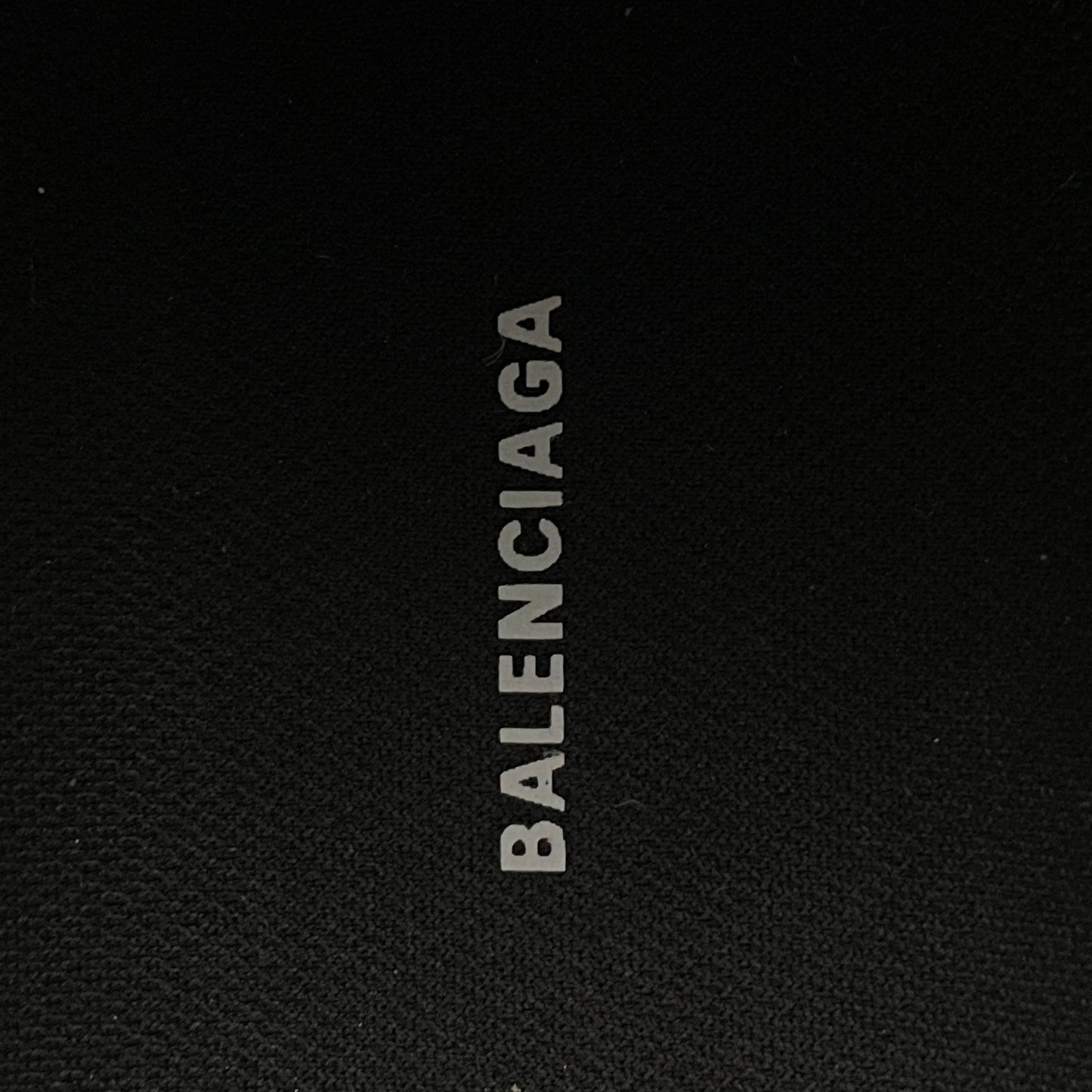 BALENCIAGA Soleless Sneaker "Black/White/Silver"