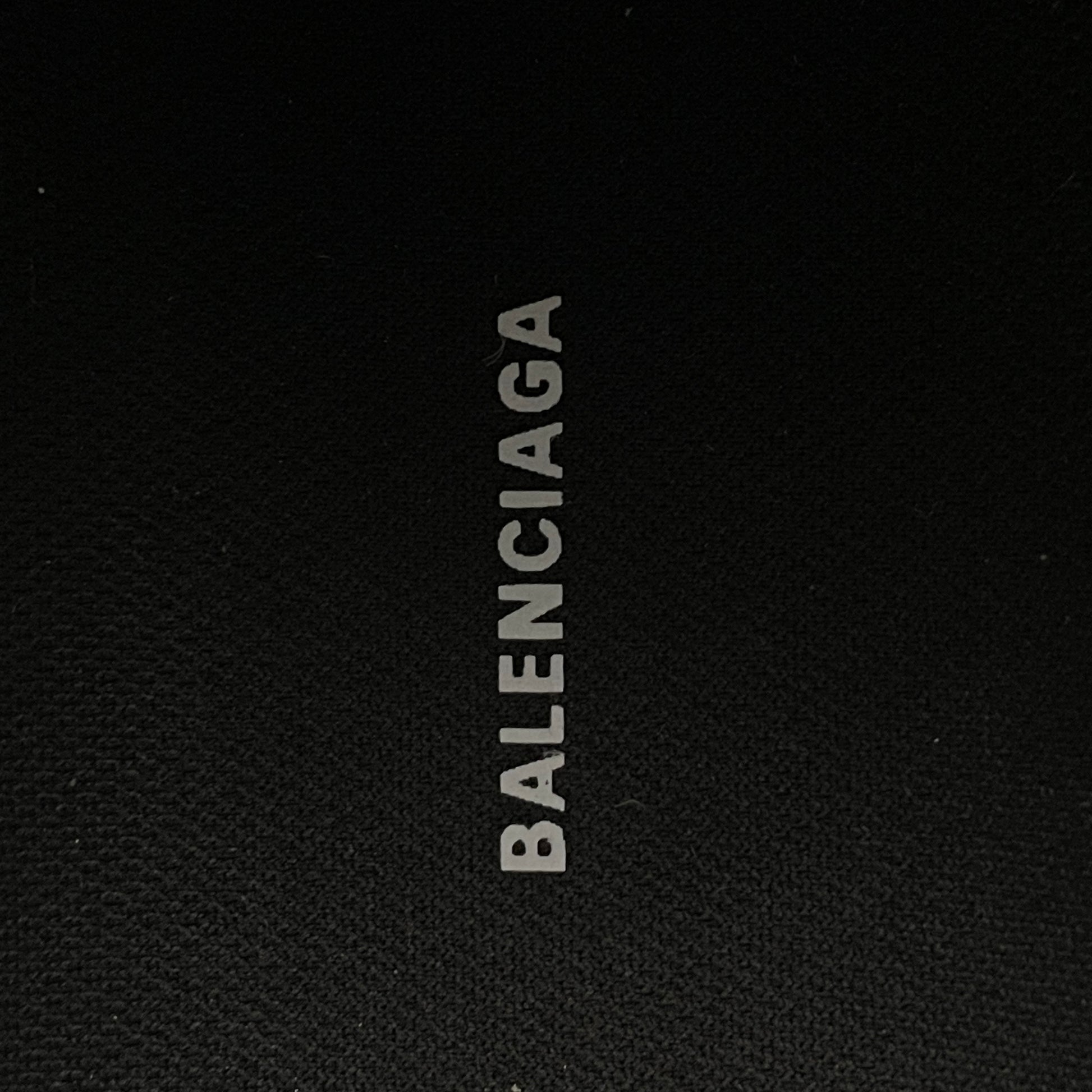 BALENCIAGA Soleless Sneaker "Black/White/Silver"