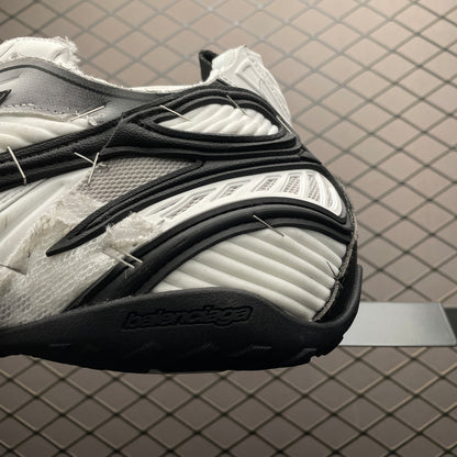 BALENCIAGA Soleless Sneaker "Black/White/Silver"